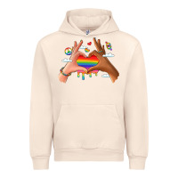 Sandshell lgbtq pride hands Urban Hoodie - LillyAllenDesigns