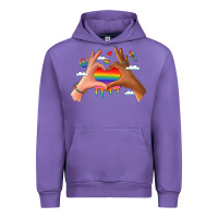 Lgbtq Pride Hands Urban Hoodie | Teevron