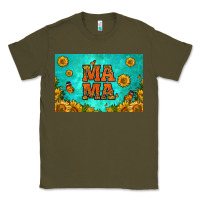Army Green sunflowers mama skinny metal can holder Classic Tee - HRA Design Shop