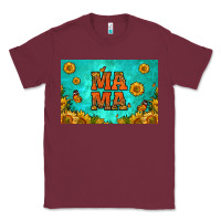 Burgundy sunflowers mama skinny metal can holder Classic Tee - HRA Design Shop
