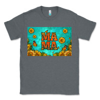 Charcoal Heather sunflowers mama skinny metal can holder Classic Tee - HRA Design Shop