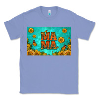 Colony Blue sunflowers mama skinny metal can holder Classic Tee - HRA Design Shop