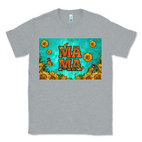 Heather Grey sunflowers mama skinny metal can holder Classic Tee - HRA Design Shop