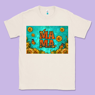 Sunflowers Mama Skinny Metal Can Holder Classic Tee Designed By Hra Design Shop