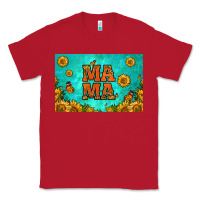Red sunflowers mama skinny metal can holder Classic Tee - HRA Design Shop