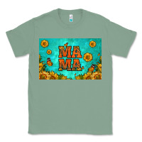 Sage sunflowers mama skinny metal can holder Classic Tee - HRA Design Shop