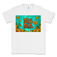 White sunflowers mama skinny metal can holder Classic Tee - HRA Design Shop