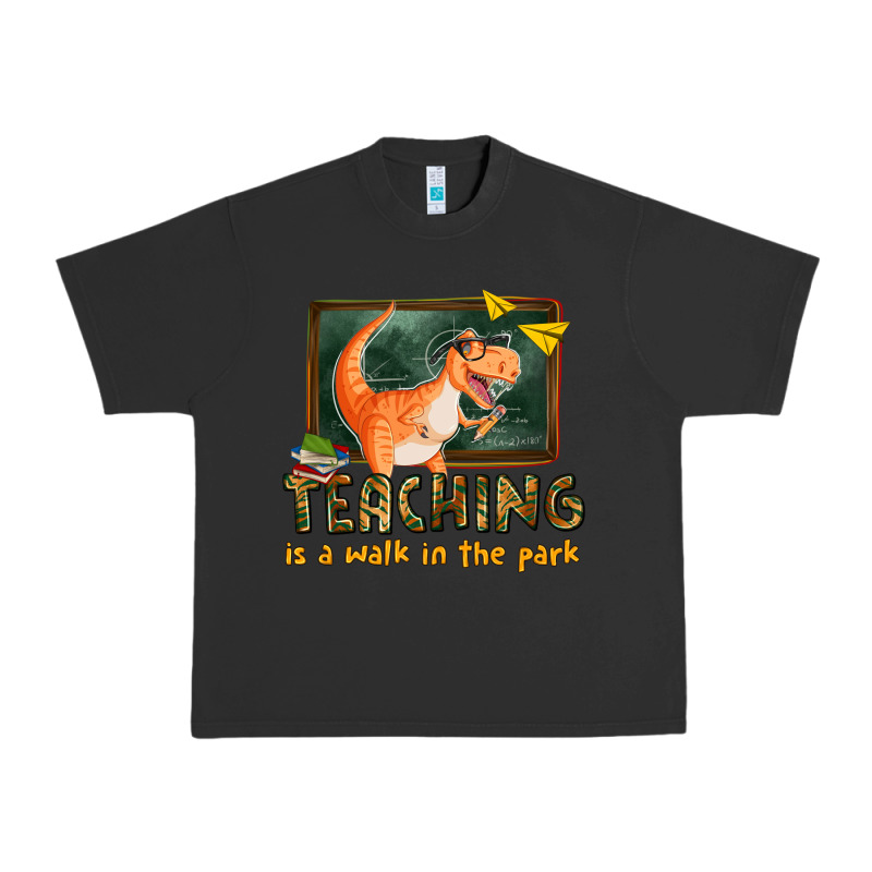 Teaching Is A Walk In The Park Urban Heavy Tee by texasbilliewilder | Teevron