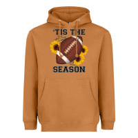 Meerkat tis the season football sunflower Heavyweight Hoodie - AdoDesignShop