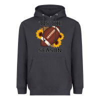 Smoke tis the season football sunflower Heavyweight Hoodie - AdoDesignShop