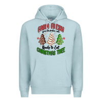 Blue Mist farm fresh christmas tree Premium Hoodie - MaliasSmallBusiness