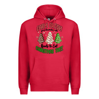 Cardinal farm fresh christmas tree Premium Hoodie - MaliasSmallBusiness