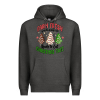 Charcoal Heather farm fresh christmas tree Premium Hoodie - MaliasSmallBusiness
