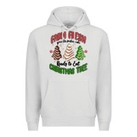 Dove Grey farm fresh christmas tree Premium Hoodie - MaliasSmallBusiness