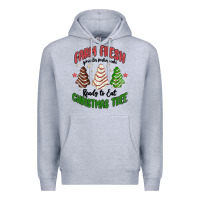 Heather Grey farm fresh christmas tree Premium Hoodie - MaliasSmallBusiness