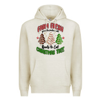 Oatmeal Heather farm fresh christmas tree Premium Hoodie - MaliasSmallBusiness