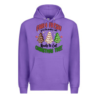 Purple farm fresh christmas tree Premium Hoodie - MaliasSmallBusiness