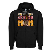 Black senior mom 2023 Zipper Hoodie - AdoDesignShop