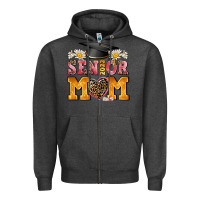 Charcoal Heather senior mom 2023 Zipper Hoodie - AdoDesignShop