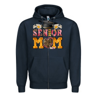 Navy senior mom 2023 Zipper Hoodie - AdoDesignShop