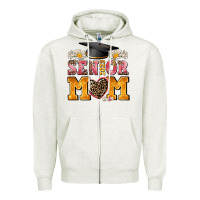 Oatmeal Heather senior mom 2023 Zipper Hoodie - AdoDesignShop