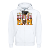 White senior mom 2023 Zipper Hoodie - AdoDesignShop