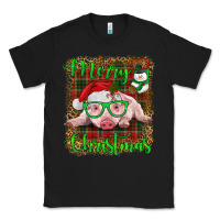 Black merry christmas baby pig Classic Tee - RanaPortraitStore