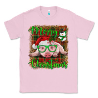 Bubblegum Pink merry christmas baby pig Classic Tee - RanaPortraitStore
