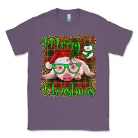 Lavender merry christmas baby pig Classic Tee - RanaPortraitStore