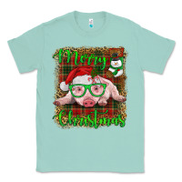 Seafoam merry christmas baby pig Classic Tee - RanaPortraitStore