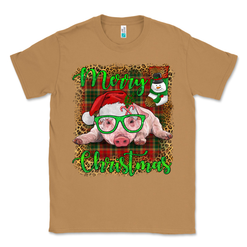Merry Christmas Baby Pig Classic Tee by RanaPortraitStore | Teevron