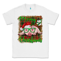 White merry christmas baby pig Classic Tee - RanaPortraitStore