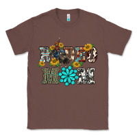 Chestnut western rodeo bullfighter mom turquoise gemstones  sunflowers Classic Tee - BarkalooDesign