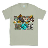 Matcha western rodeo bullfighter mom turquoise gemstones  sunflowers Classic Tee - BarkalooDesign