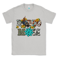 Moon Dust western rodeo bullfighter mom turquoise gemstones  sunflowers Classic Tee - BarkalooDesign