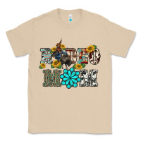 Mushroom western rodeo bullfighter mom turquoise gemstones  sunflowers Classic Tee - BarkalooDesign