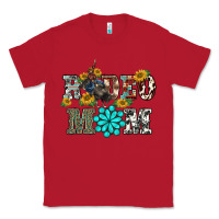 Red western rodeo bullfighter mom turquoise gemstones  sunflowers Classic Tee - BarkalooDesign