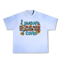 Grape Ice i swear because i care Urban Heavy Tee - Zillion Design Studio