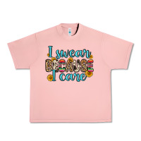 Salmon i swear because i care Urban Heavy Tee - Zillion Design Studio