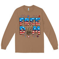 Toasted Coconut Freedom rock hand Long Sleeve Tee - Neo Western