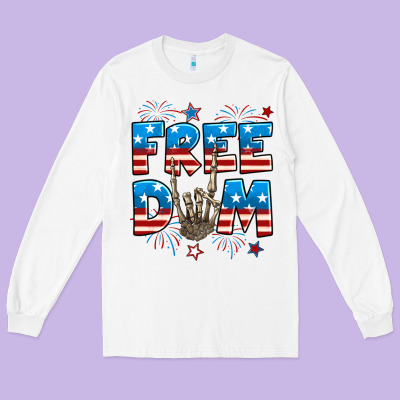 Freedom Rock Hand Long Sleeve Tee Designed By Neo Western