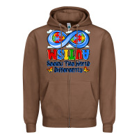 Chestnut autism infinity seeing the world differently Zipper Hoodie - JahusDesignShop
