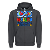 Smoke autism infinity seeing the world differently Zipper Hoodie - JahusDesignShop