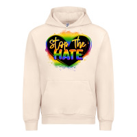 Sandshell stop the hate pride lgbtq heart Urban Hoodie - LillyAllenDesigns