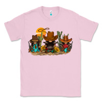 Bubblegum Pink western gnomies Classic Tee - FaDigitalArtStudio