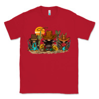 Red western gnomies Classic Tee - FaDigitalArtStudio