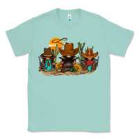 Seafoam western gnomies Classic Tee - FaDigitalArtStudio