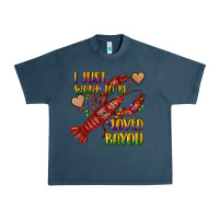 Midnight Navy mardi gras i just want to be loved bayou crawfish Urban Heavy Tee - RanaPortraitStore