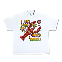 White mardi gras i just want to be loved bayou crawfish Urban Heavy Tee - RanaPortraitStore