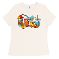 Bone firefighter coffee cups Ladies Tee - AdoDesignShop